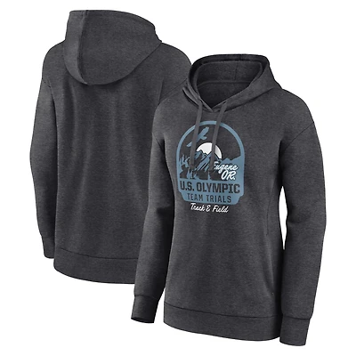 Women's Charcoal 2024 U.S. Olympic Track & Field Team Trials Oregon Pullover Hoodie