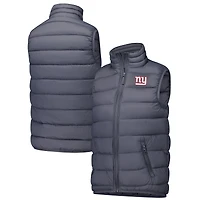 Women's  Dunbrooke  Charcoal New York Giants Alberta Full-Zip Vest