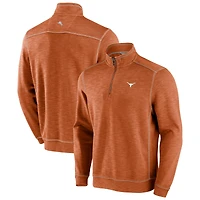 Men's Tommy Bahama Orange Texas Longhorns Sport Tobago Half-Zip Jacket