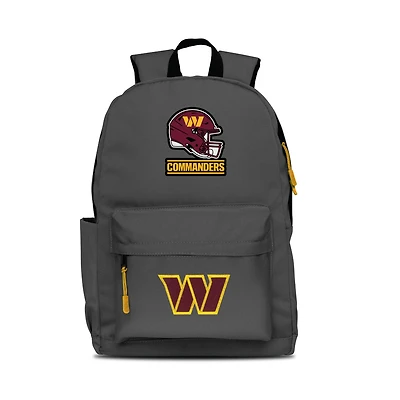 MOJO Gray Washington Commanders Two Logo Campus Backpack