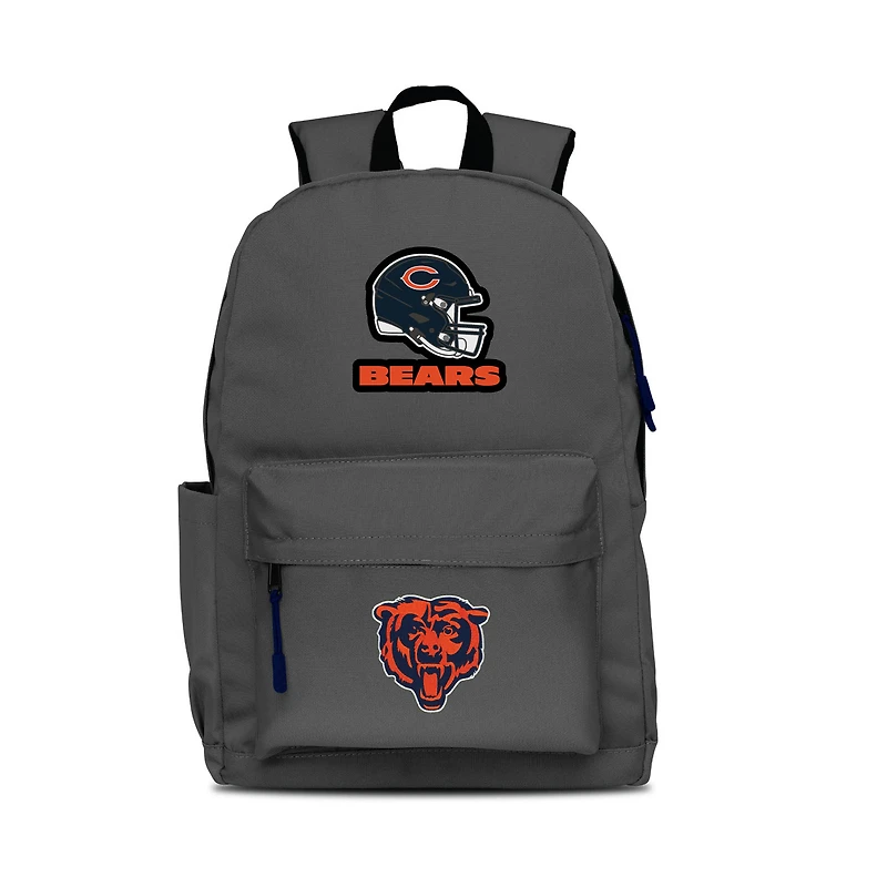 MOJO Gray Chicago Bears Two Logo Campus Backpack
