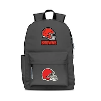 MOJO Gray Cleveland Browns Two Logo Campus Backpack