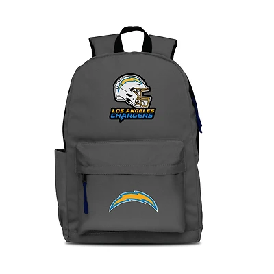 MOJO Gray Los Angeles Chargers Two Logo Campus Backpack