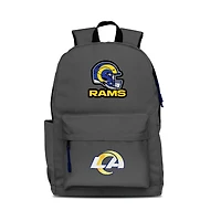 MOJO Gray Los Angeles Rams Two Logo Campus Backpack