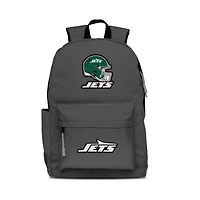 MOJO Gray New York Jets Two Logo Campus Backpack