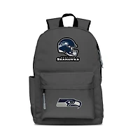 MOJO Gray Seattle Seahawks Two Logo Campus Backpack