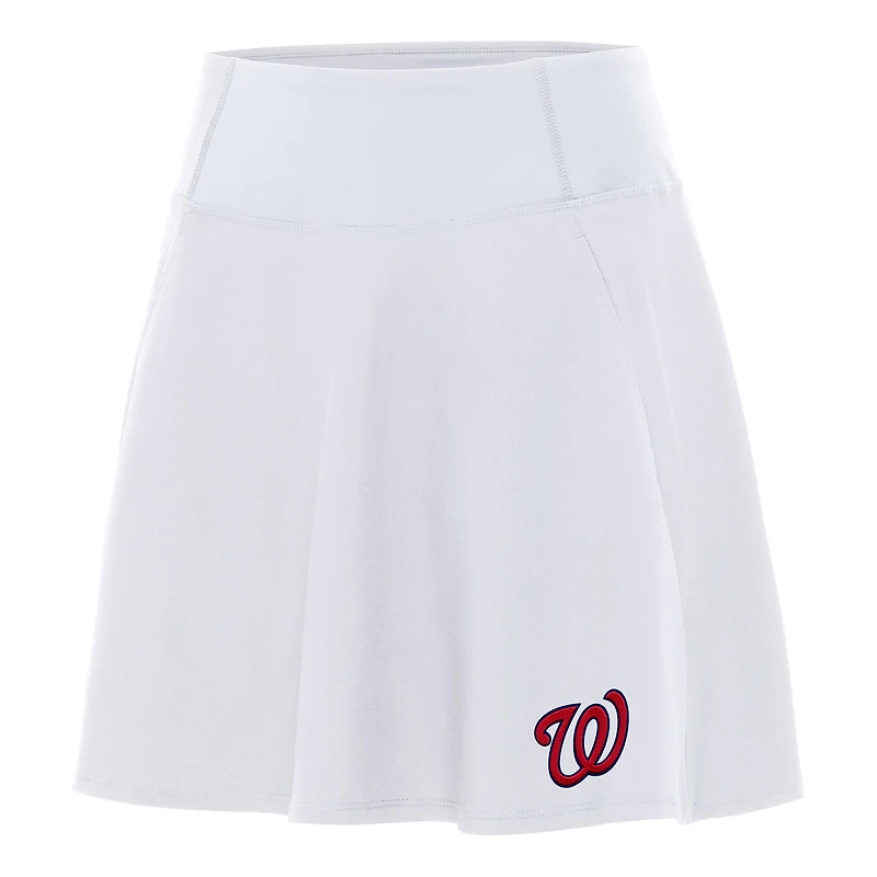 Women's Antigua White Washington Nationals Chip Skort