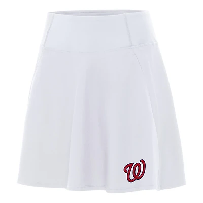 Women's Antigua White Washington Nationals Chip Skort