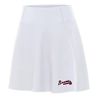 Women's Antigua White Atlanta Braves Chip Skort