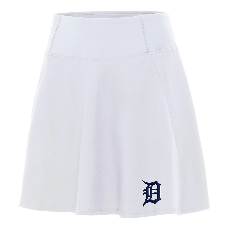 Women's Antigua White Detroit Tigers Chip Skort