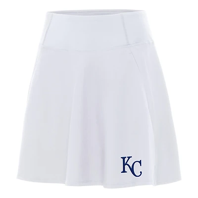 Women's Antigua White Kansas City Royals Chip Skort