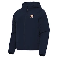 Women's Antigua Navy Houston Astros Universe Full-Zip Hoodie Jacket