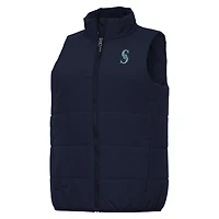Women's Antigua Navy Seattle Mariners Experience Full-Zip Vest