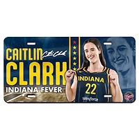 WinCraft Caitlin Clark Indiana Fever Laser-Cut Metallic License Plate