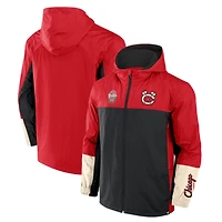 Men's Fanatics Red Chicago Blackhawks 2025 Winter Classic Crash The Net Full-Zip Jacket