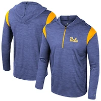 Men's Colosseum Blue UCLA Bruins Dozer Half-Zip Windshirt