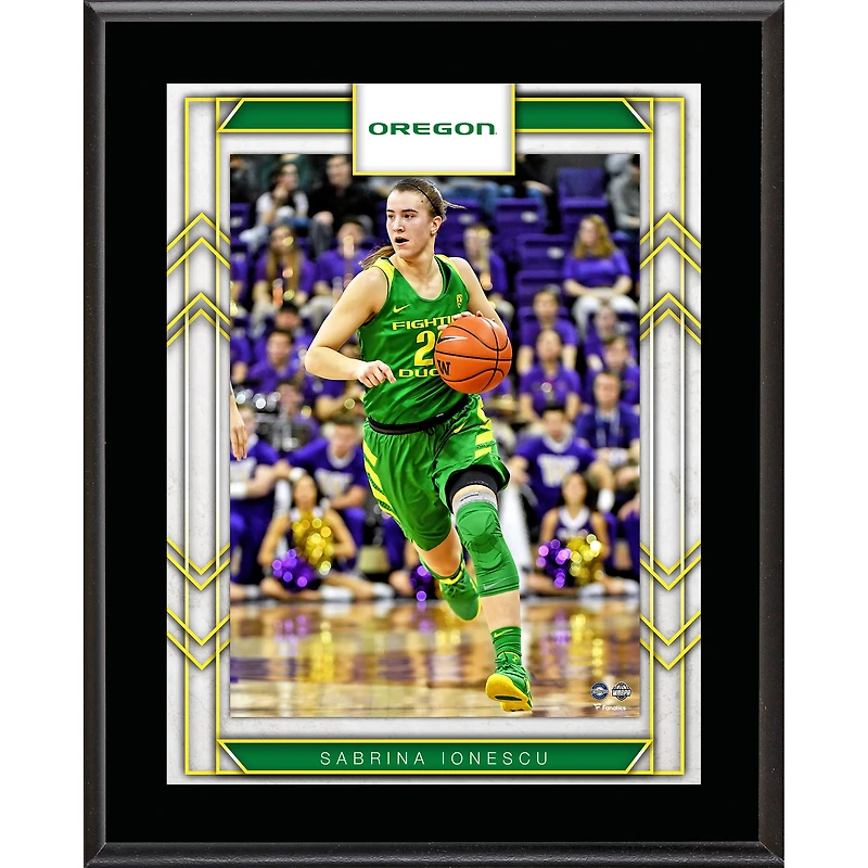 Sabrina Ionescu Oregon Ducks 10.5" x 13" Sublimated Player Plaque
