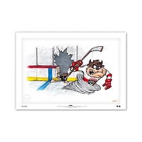 Tasmanian Devil Florida Panthers 14" x 20" Looney Tunes Limited Edition Fine Art Print