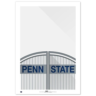 Penn State Nittany Lions 24" x 36" Minimalist Stadium Fine Art Print