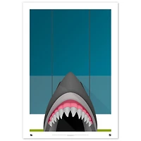 San Jose Sharks 24" x 36" Minimalist Stadium Fine Art Print