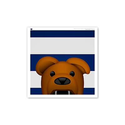 Penn State Nittany Lions 12" x 12" Mascot Square Poster Print