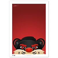 Cincinnati Bearcats 24" x 36" Limited Edition Mascot Fine Art Print