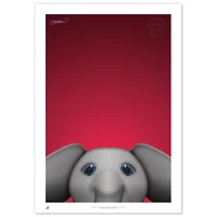 Alabama Crimson Tide 24" x 36" Limited Edition Mascot Fine Art Print