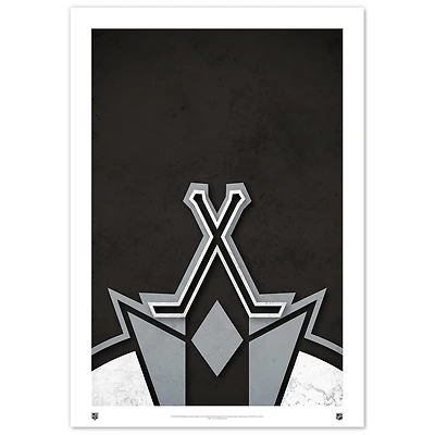 Los Angeles Kings 14" x 20" Minimalist Logo Limited Edition Fine Art Print
