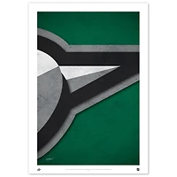 Dallas Stars 24" x 36" Minimalist Logo Limited Edition Fine Art Print