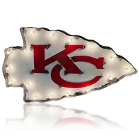 Imperial  Kansas City Chiefs 18" x 30.25" Lighted Logo Recycled Metal Sign