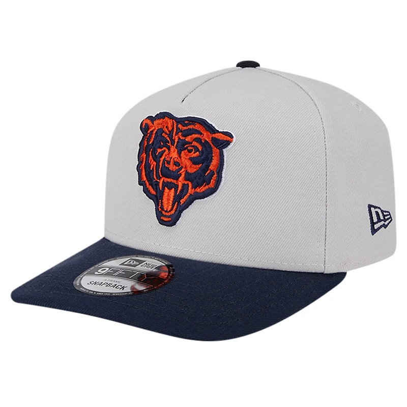 Men's New Era Stone Chicago Bears Decent 9FIFTY A-Frame Snapback Hat