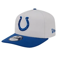 Men's New Era Stone Indianapolis Colts Decent 9FIFTY A-Frame Snapback Hat