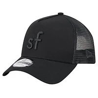 Men's New Era San Francisco 49ers Domain 9FORTY A-Frame Trucker Adjustable Hat