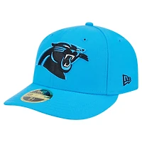 Men's New Era Blue Carolina Panthers Omaha Low Profile 59FIFTY Fitted Hat