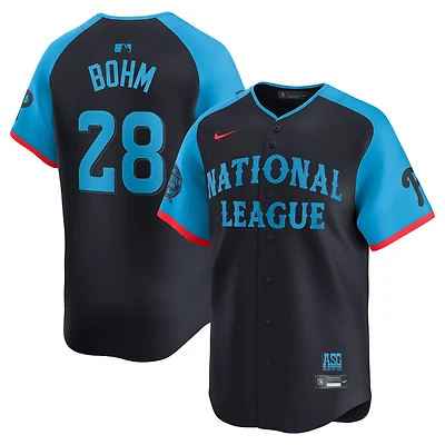 Men's Nike Alec Bohm Navy National League 2024 MLB All-Star Game Limited Player Jersey