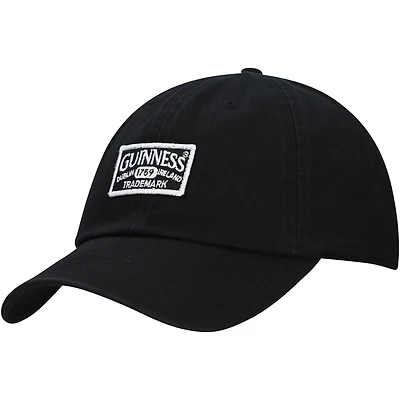 Men's Black Guinness Dad Adjustable Hat
