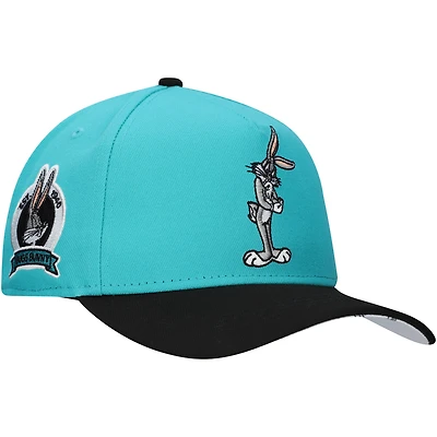 Men's Teal Looney Tunes Bugs Bunny A-Frame Adjustable Hat