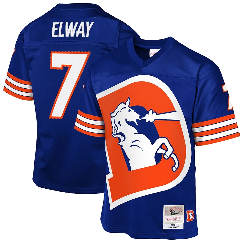 Youth Mitchell & Ness John Elway Royal Denver Broncos 1998 Throwback Fashion Jersey