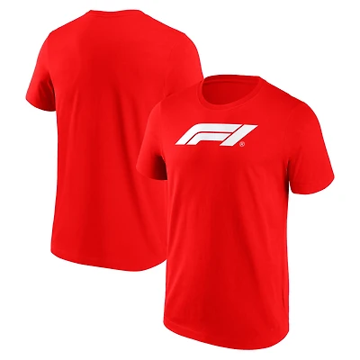 Men's Red Formula 1 Primary Logo T-Shirt