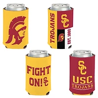 WinCraft USC Trojans 4-Pack 12oz. Can Cooler Set