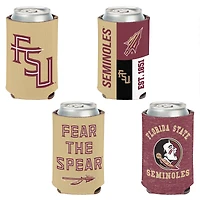 WinCraft Florida State Seminoles 4-Pack 12oz. Can Cooler Set