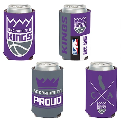 WinCraft Sacramento Kings 4-Pack 12oz. Can Cooler Set