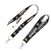 WinCraft Pittsburgh Penguins 2-Pack Lanyard with Detachable Buckle & Key Strap Set