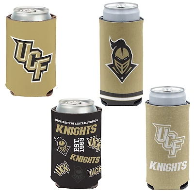 WinCraft UCF Knights 4-Pack 12oz. Can & Slim Can Cooler Set