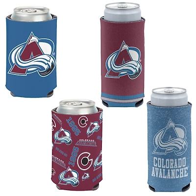 WinCraft Colorado Avalanche 4-Pack 12oz. Can & Slim Can Cooler Set