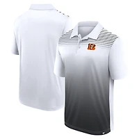 Men's Logo Athletic White Cincinnati Bengals Sandlot Game Polo
