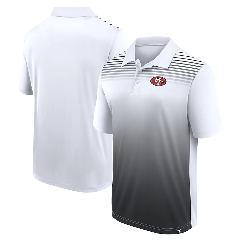 Men's Logo Athletic White San Francisco 49ers Sandlot Game Polo