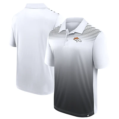 Men's Logo Athletic White Denver Broncos Sandlot Game Polo