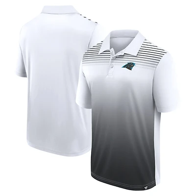 Men's Logo Athletic White Carolina Panthers Sandlot Game Polo
