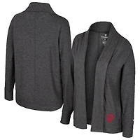 Women's Colosseum  Charcoal Indiana Hoosiers Dash Cardigan